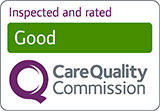 Inspected and rated Good by care quality commission