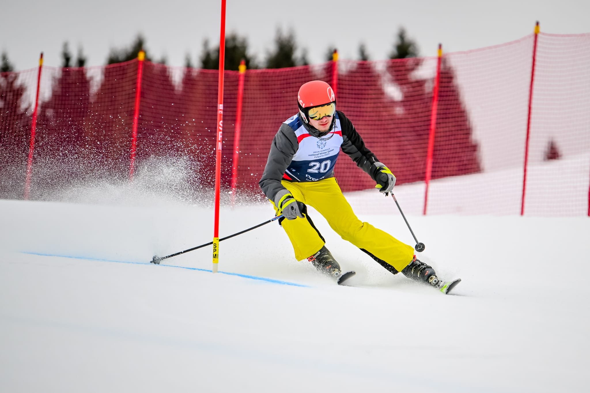 Daniel skiing on the slopes