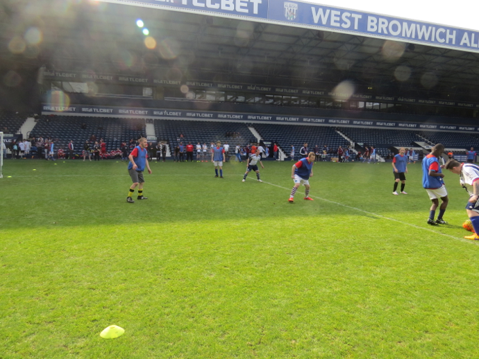 Team QAC during one of their matches at The Hawthorns