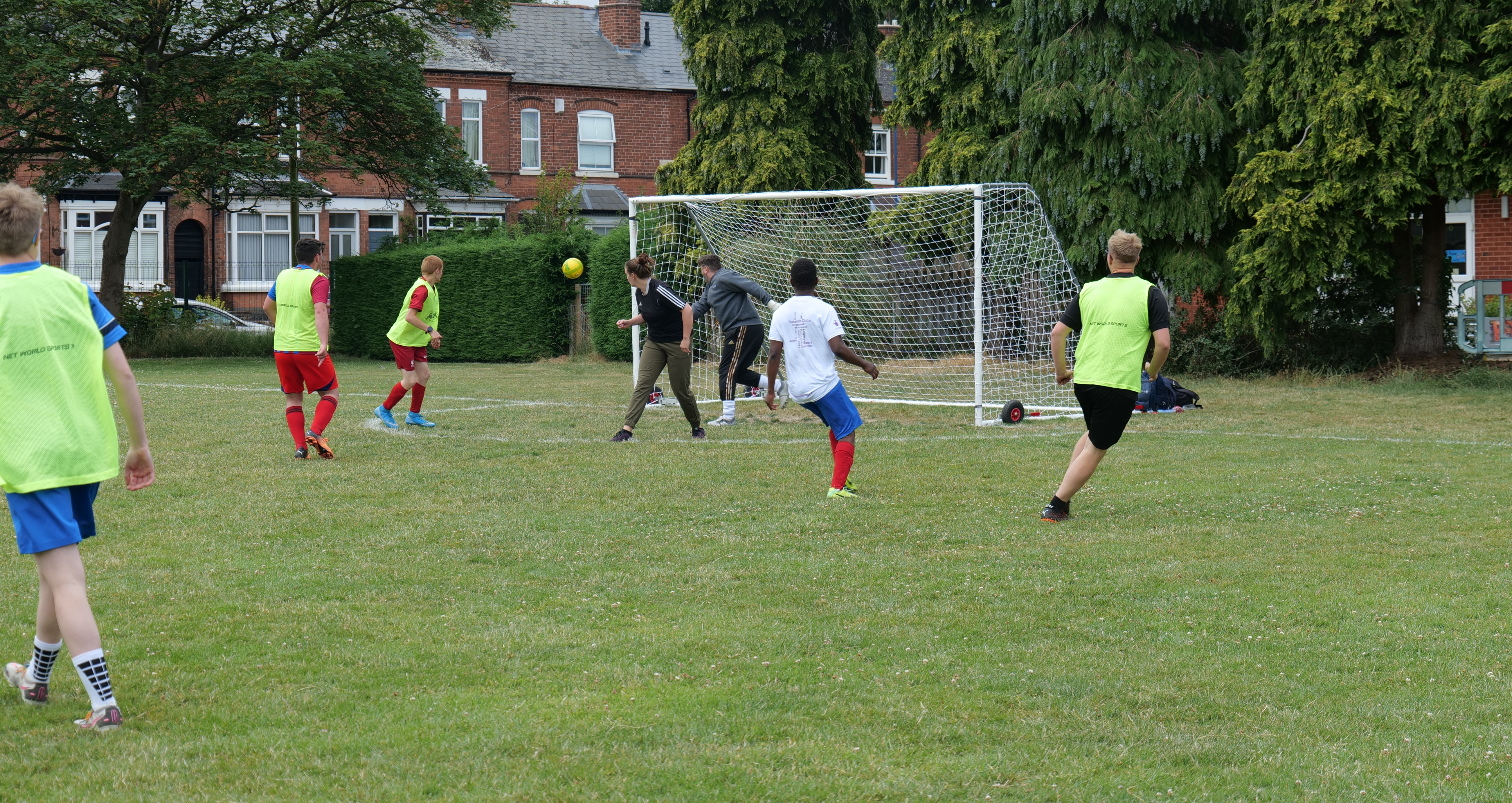 Staff vs Student football match